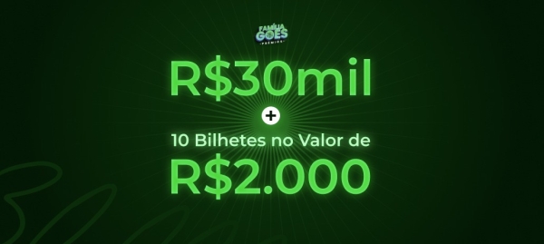 R$30 MIL REAIS POR APENAS R$0,03 CENTAVOS